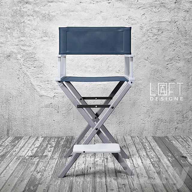 loft designe bar stool 057 3DSMax File