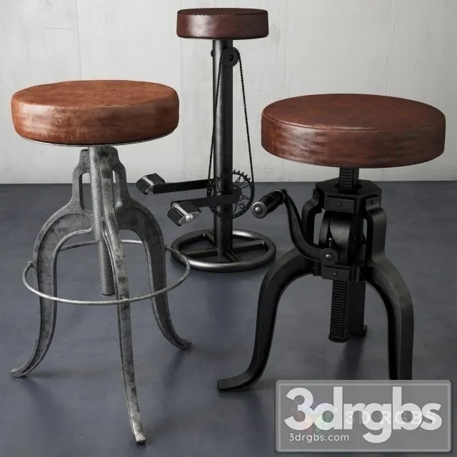Loft Designe Industrial Chair 3dsmax Download