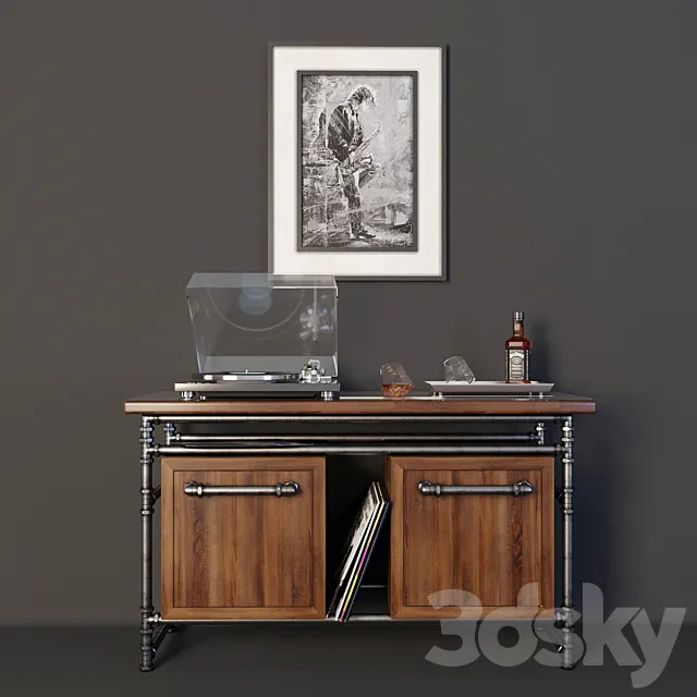 Loft Style Cupboard Loft 3ds Max