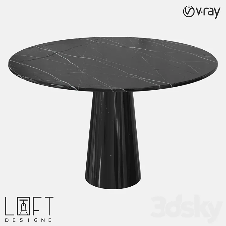 LoftDesigne 60172 model table 3DS Max