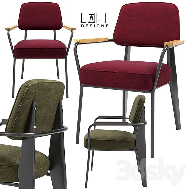 LoftDesigne Chairs 3604_3603 3DSMax File