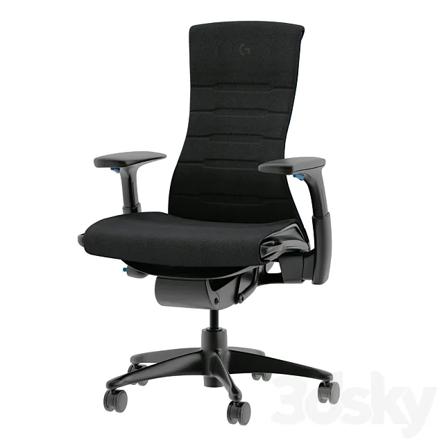 Logitech G Embody Gaming Chair 3dsMax Model