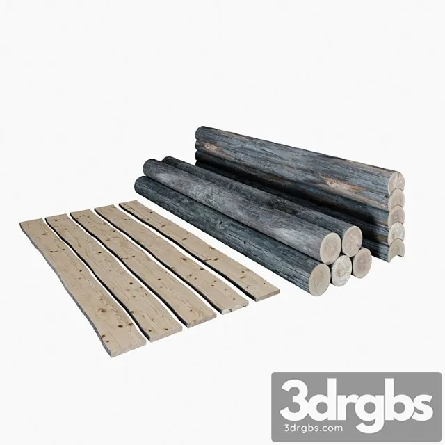 Logs Boards 3dsmax Download