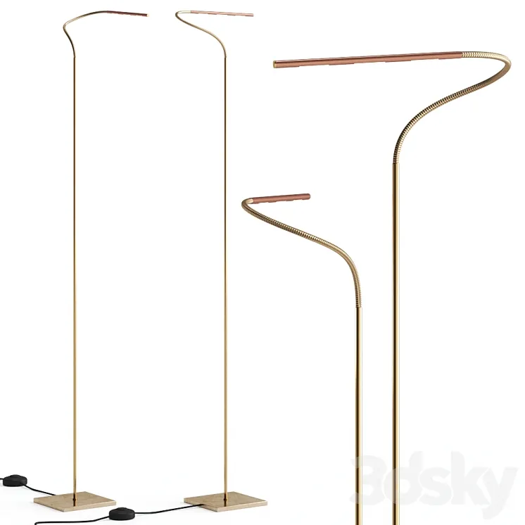 LOLA Floor lamp by Catellani Smith 3DS Max Model