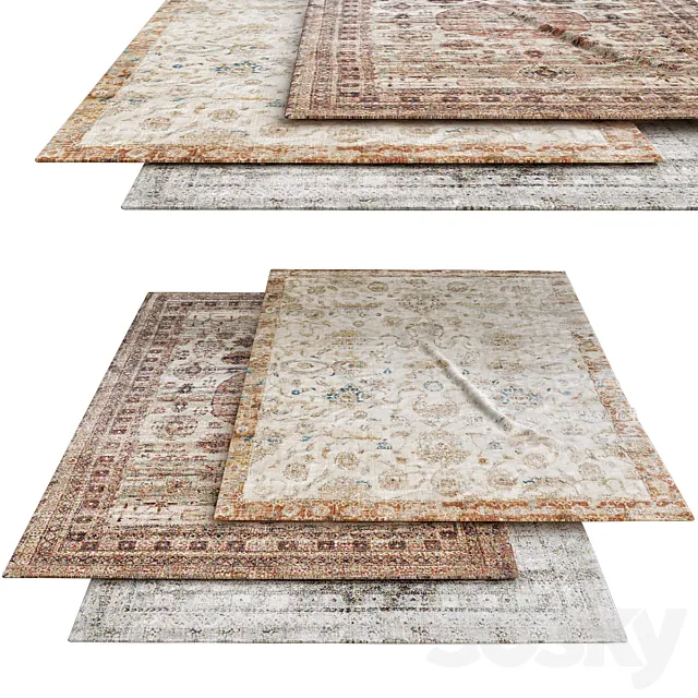 Loloi Rugs AF-03 CHAMPAGNE 3DS Max Model