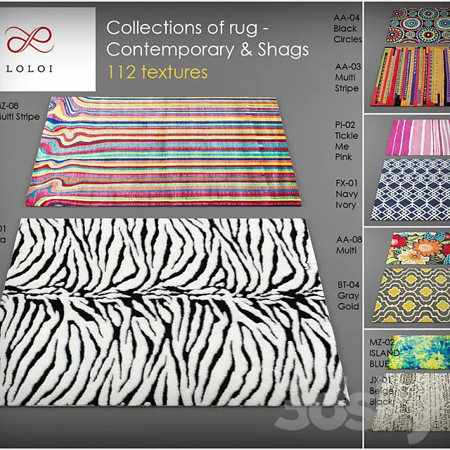 Loloi rugs Collection of 2 3DSMax File