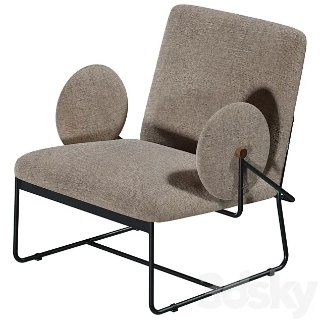 LONG Armchair by Grado Design 3DSMax File