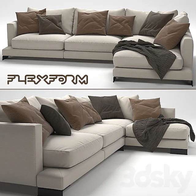 LONG ISLAND SOFA 3DS Max Model