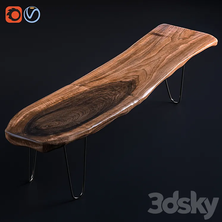 Long Slab | Slab Table 3DS Max