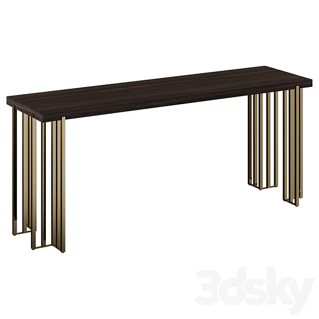 Long table “Beijing” 3ds Max