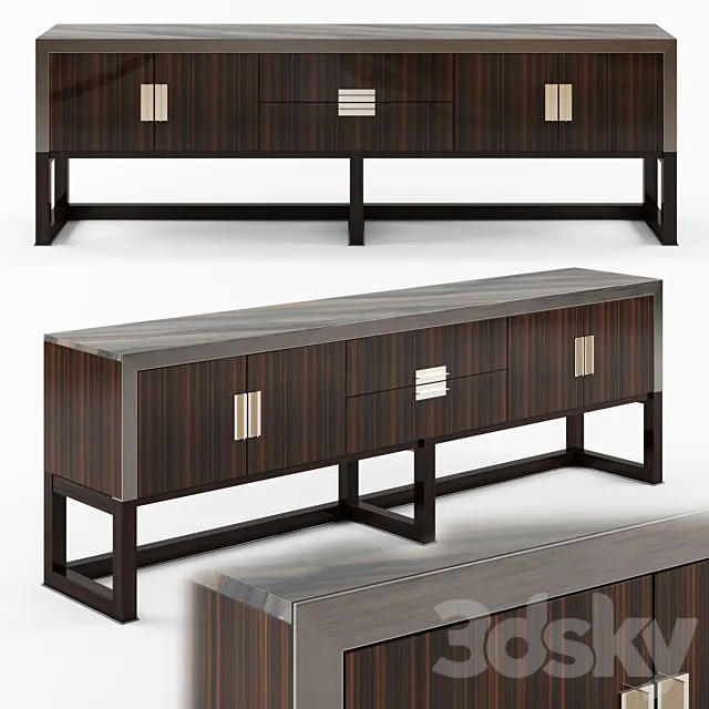 Longhi ARMAND Wooden sideboard_01 3DSMax File