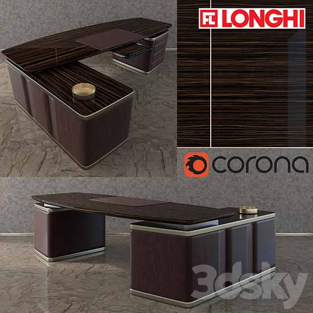 longhi ector desk 3DS Max Model