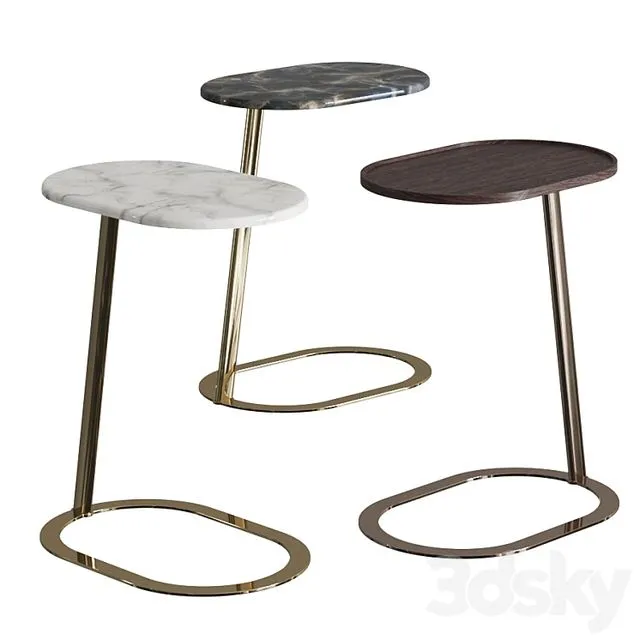 Longhi Kobe Coffee Tables 3dsMax Model