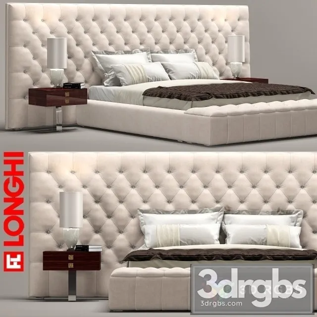 Longhi Luxury Bed 3dsmax Download