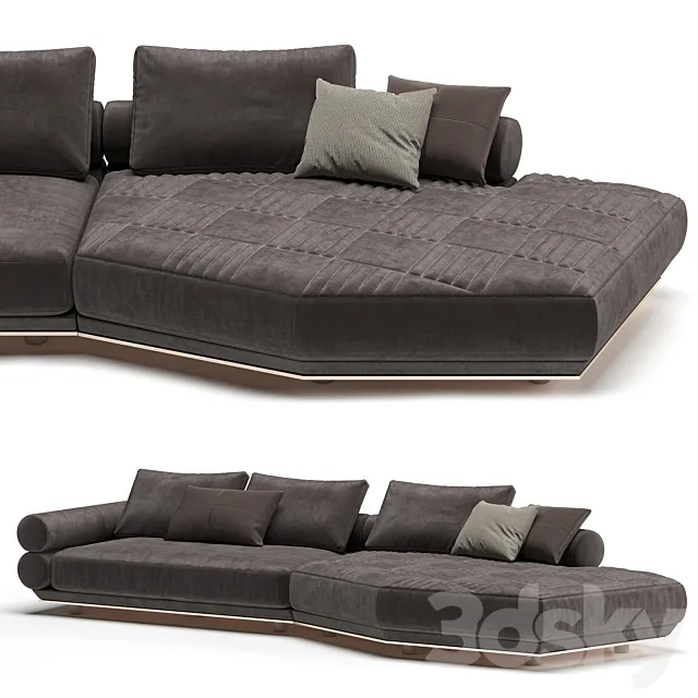 Longhi Oppenheim Sofa 3DS Max Model