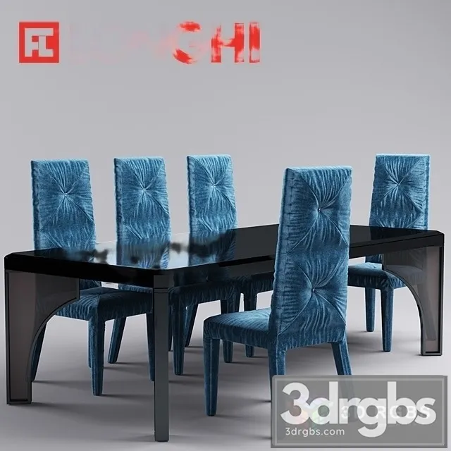 Longhi Rim Table Must Chair 3dsmax Download