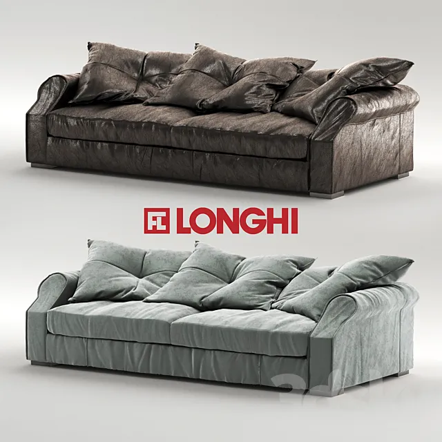 Longhi Rubens Free Sofa 3ds Max
