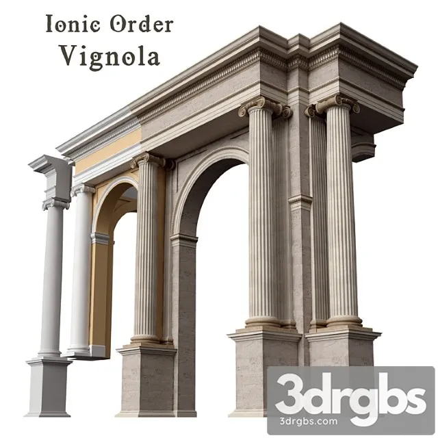 Lonic Order Vignola Column 3dsmax Download