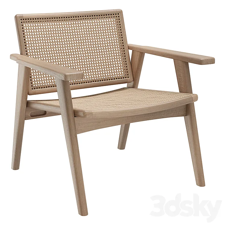 Lons armchair by La Redoute Interieurs 3DS Max Model