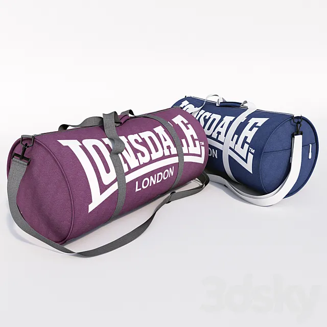 Lonsdale Barrel Bag 3ds Max