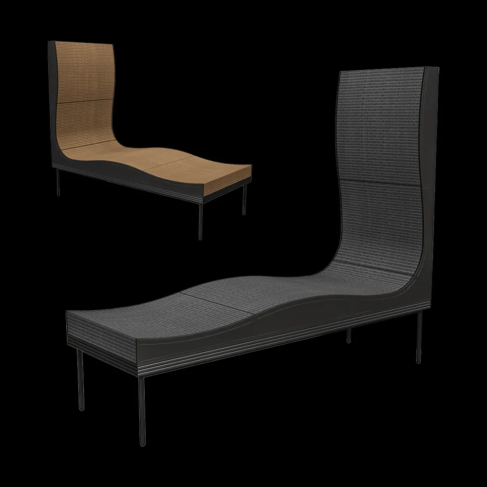 Look into Nature – Bench Rakusui 3ds Max