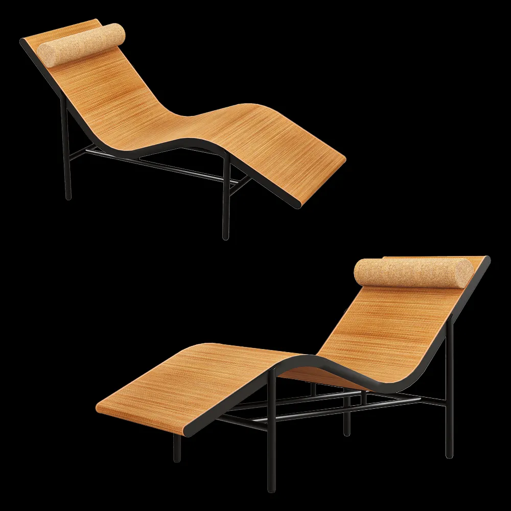 Look into Nature – Chaise longue Sakyu steel 3ds Max