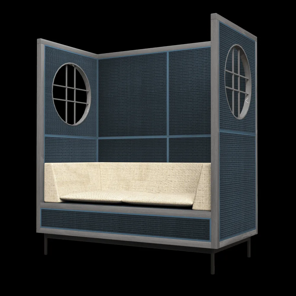 Look into Nature – Sofa Tenzan 2 seater 3ds Max