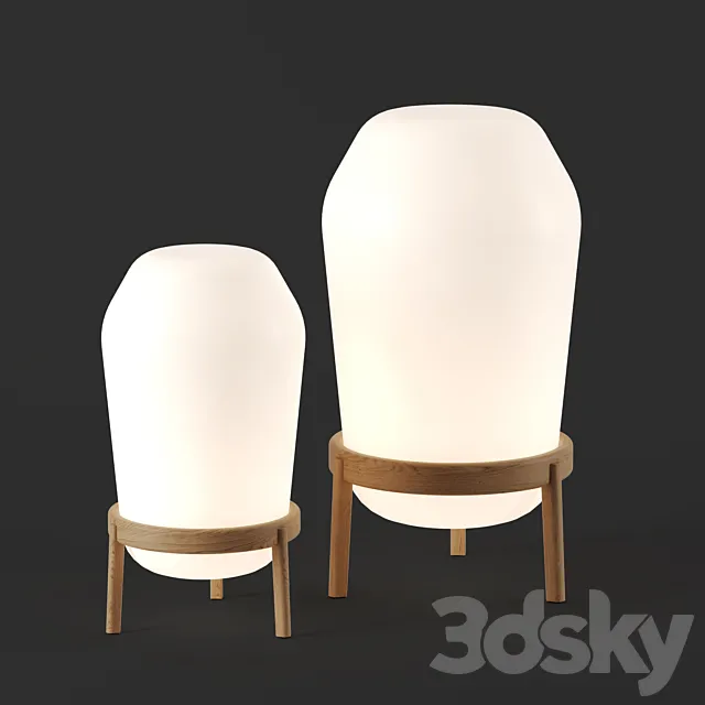 LOON floor lamp by Dedon 3ds Max