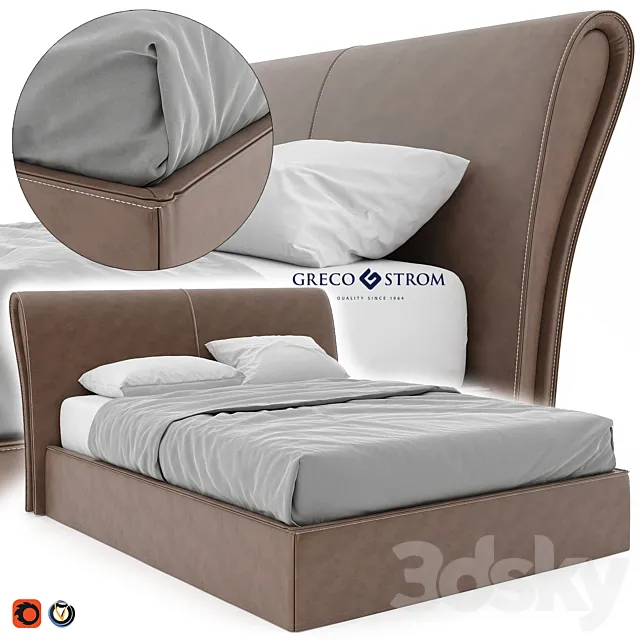 LOOP bed by Greco Strom 3ds Max