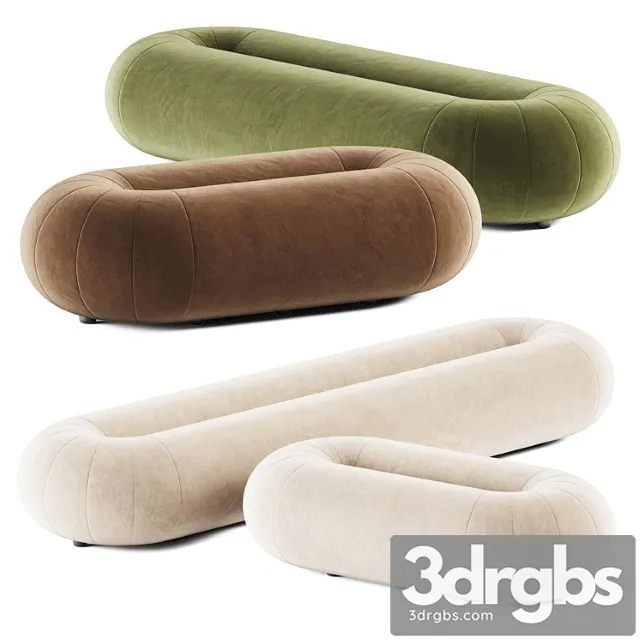 Loop Oval Pouf by Sancal
