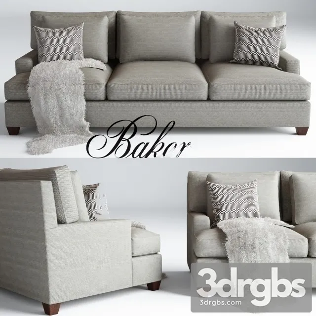 Loose Back Sofa Barbara Barry 01 3dsmax Download