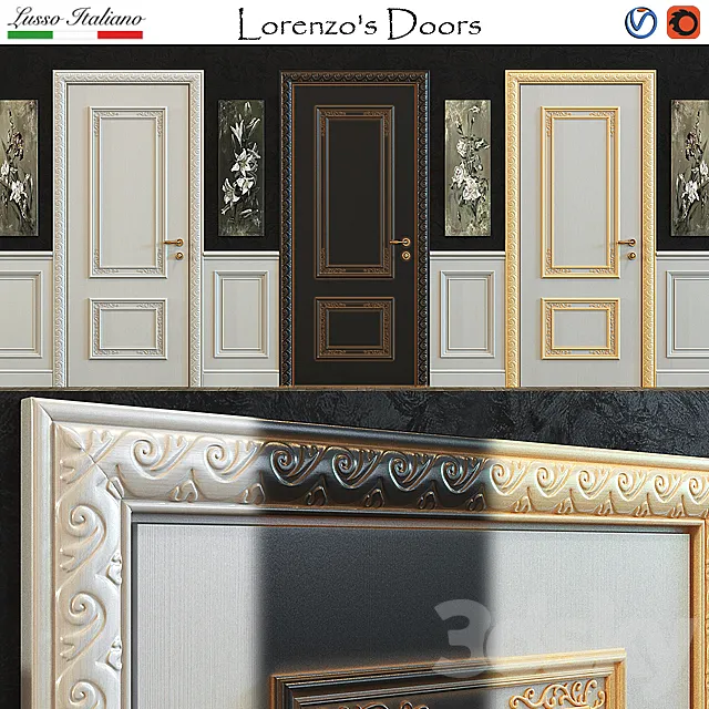 Lorenzo’s Doors (Pietralta) 3ds Max