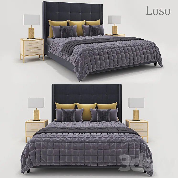 Loso_Bed 3DS Max