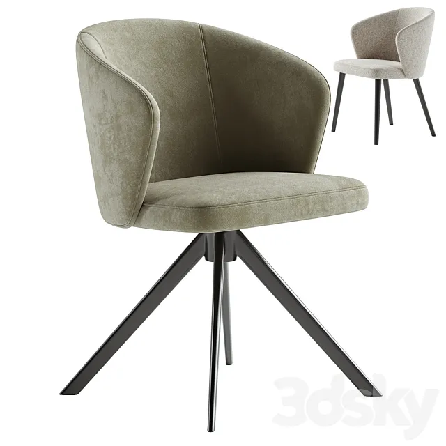 LOT swivel chair & LOT armchair 3ds Max