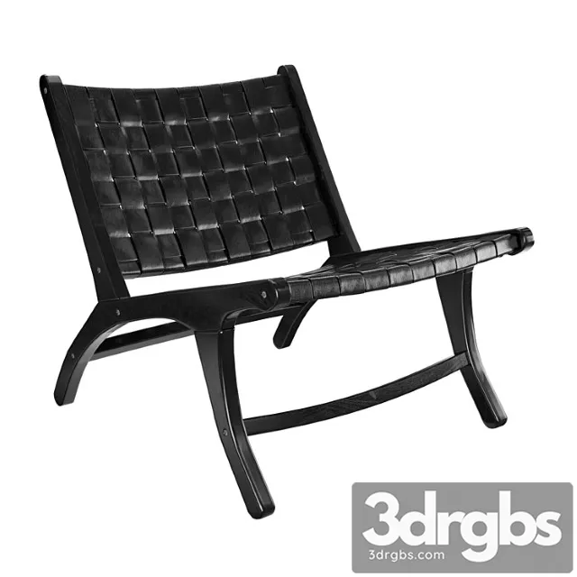 Lotos chair leather & wood