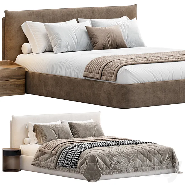 LOTUS Bed By Ogogo 3ds Max