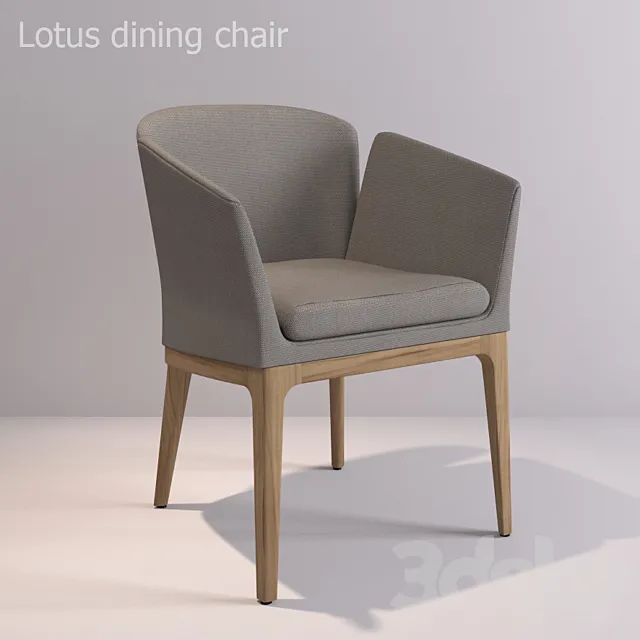 lotus dining chair 3DS Max Model