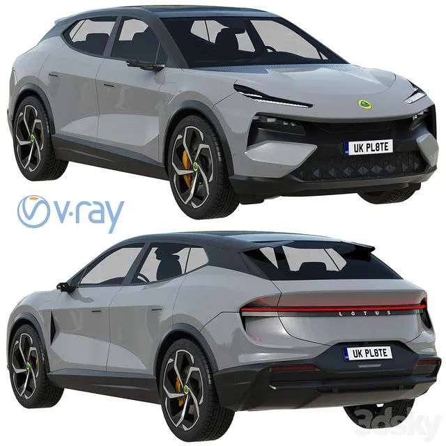 Lotus Eletre 3dsMax Model