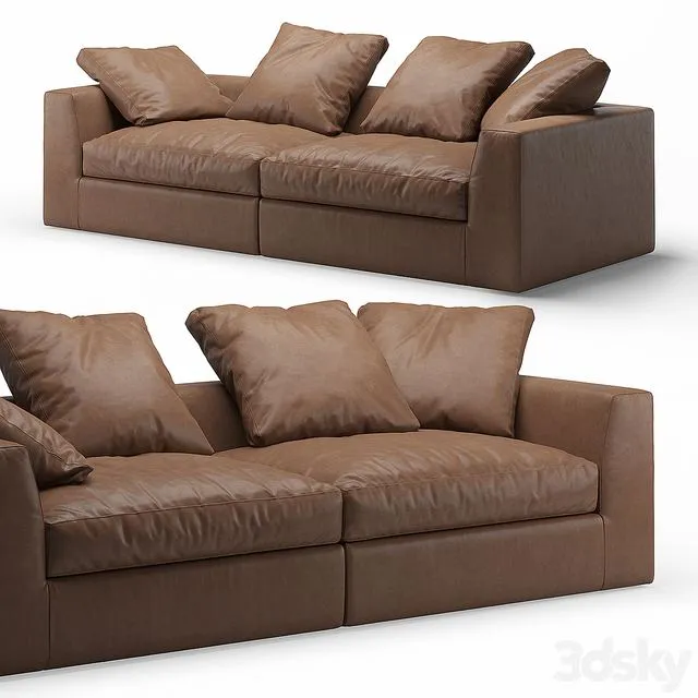 Louis 2-seater Sofa Meridiani 3dsMax Model