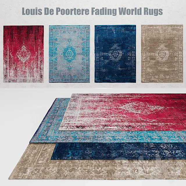 Louis De Poortere Fading World Rugs 3DS Max Model