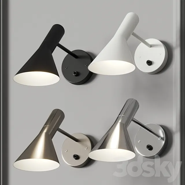 Louis Poulsen AJ Wall Lamps 3DS Max Model