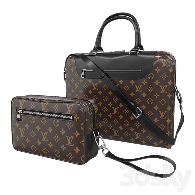 louis vuitton bags 3DSMax File