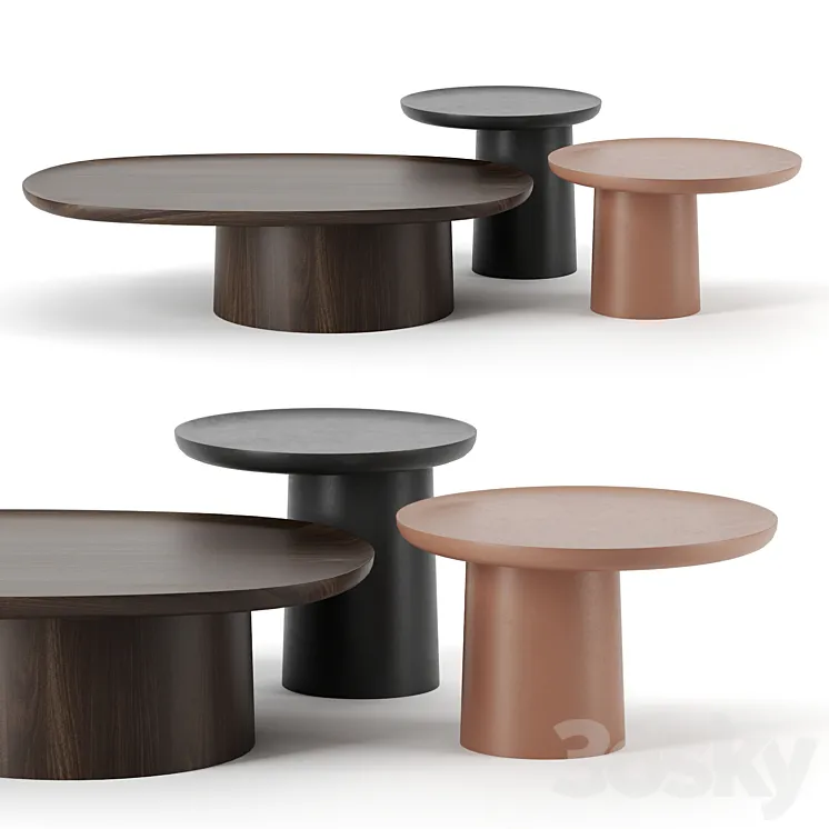 LOUISA coffee tables by Molteni 3DS Max