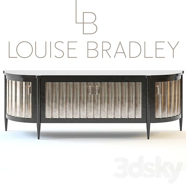 Louise Bradley. Demi Lune silver leaf 3DSMax File