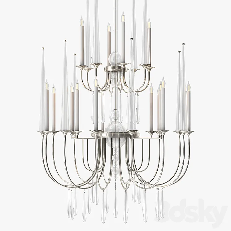 Louise Bradley Venezia Chandelier 3DS Max