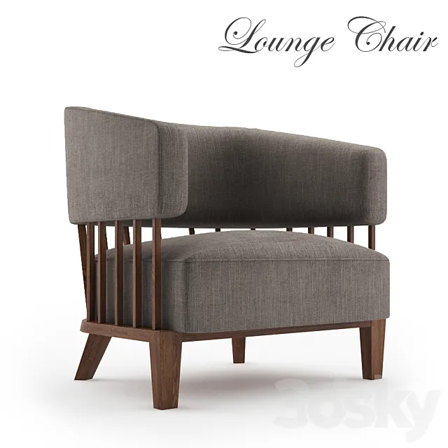 Lounge Chair 3ds Max