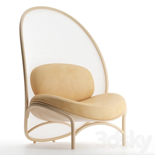 Lounge Chair Chips 3ds Max