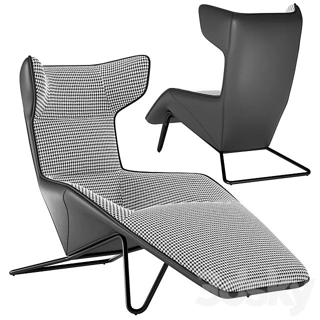 Lounge chair Granada 3DS Max Model