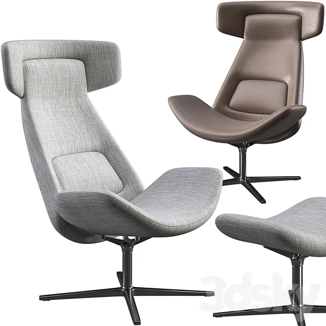Lounge chair Milani Nordic 3DSMax File