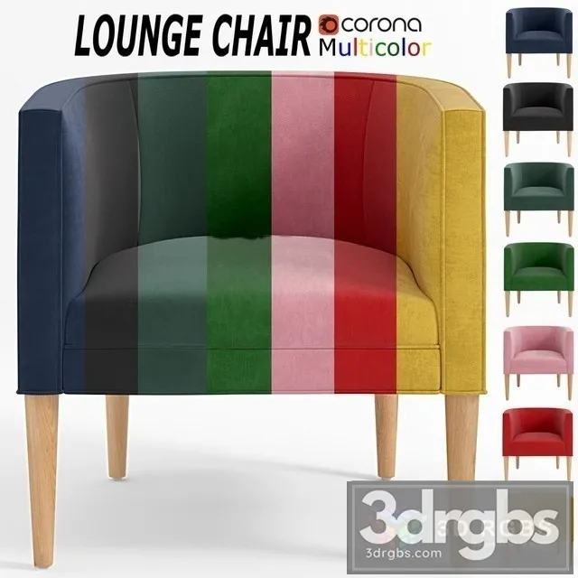 Lounge Chair Multicolor 3dsmax Download